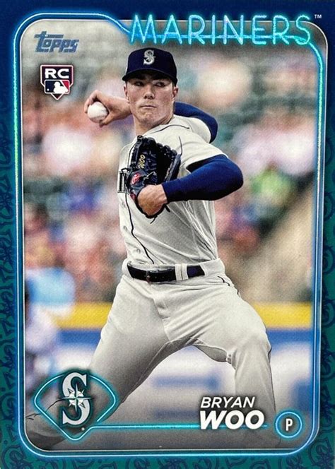 Bryan Woo 2024 Topps 12 Team Color Border Variation SSP Price Guide