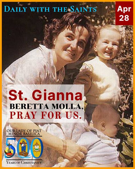 Our Lady of Piat Basilica - DAILY WITH THE SAINTS APRIL 28 | ST. GIANNA