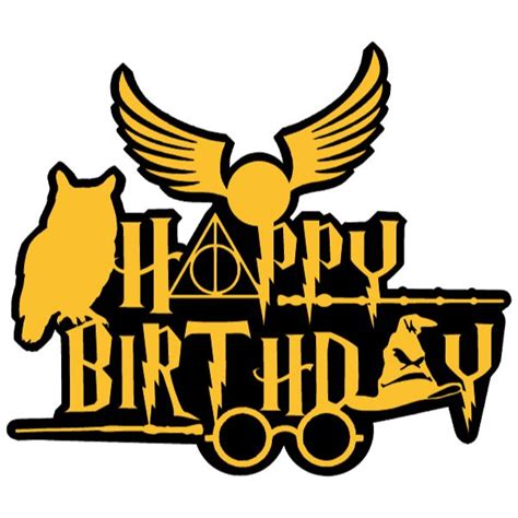 Pin By Maryjane Es On Clip Art In 2023 Harry Potter Birthday Happy Birthday Harry Potter