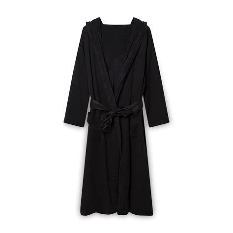 The Standard Luxury Black Hooded Robe By Simon Rasmussen Basic Space