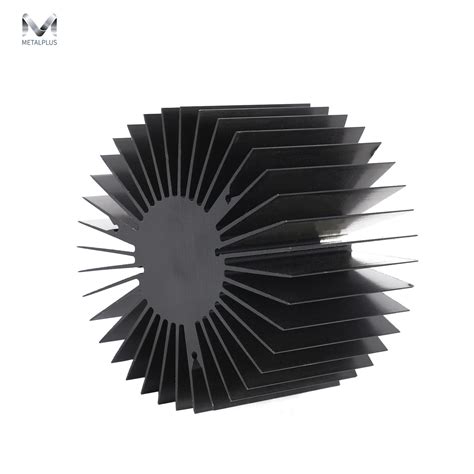 Black Anodized Aluminum Extrusion Profiles For Round Led Heat Sink China Aluminum Heat Sink