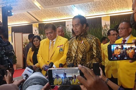 Jokowi Ungkap Kriteria Sosok Penggantinya Di 2024 Pada HUT Golkar Politik