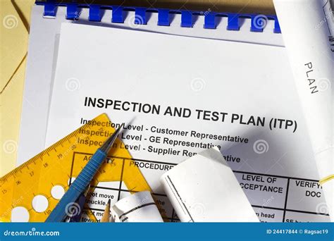 Inspection And Test Plan Stock Photo Image Of Refinery 24417844