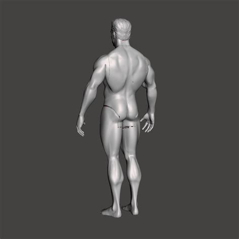 STL File TERMINATOR 2 NAKED NUDE ARNOLD CUSTOM KENNER HASBRO STYLE ACTION FIGURE 3 75 1 18