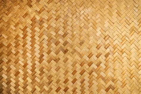 Premium Photo Old Woven Wood Pattern