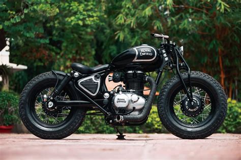 Bison Bobber Royal Enfield 350 ‘gaur By Rajputana Customs Pipeburn