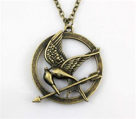 Hunger Games Mockingjay Necklace Hunger Games Necklace Hunger Games