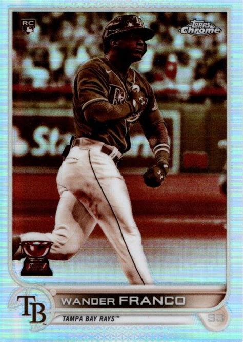 Topps Chrome Sepia Refractor Wander Franco Trading Card