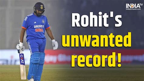 Rohit Sharma Registers Unwanted Record Despite 100 Wins In Never Before