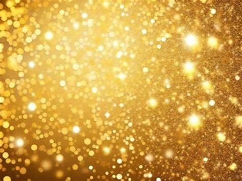 Premium AI Image | Golden glitter light Abstract background