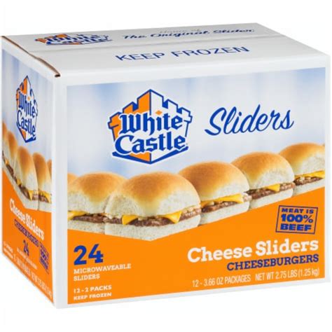 White Castle Cheese Sliders Cheeseburgers 12 Ct 316 Oz Frys Food