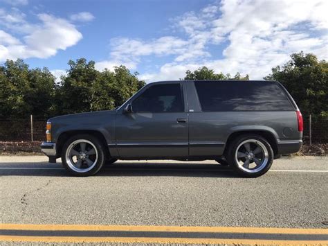 1999 Chevy Tahoe 2 Door 2wd Leather Lowered Staggered Wheels C10 Short