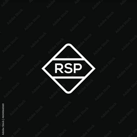 rsp letter design  logo  iconrsp typography  technology