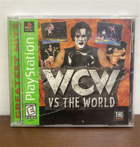 Wcw Vs The World Ps1 Complete Sony Playstation 1 Ps1 1997 Greatest Hits