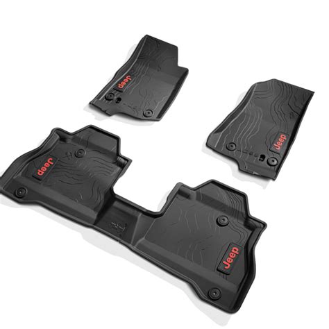 2021 2023 Jeep Gladiator All Weather Floor Mats 82216629ab Mopar Estores