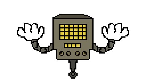 Pixilart - Mettaton sprite by terrietont-