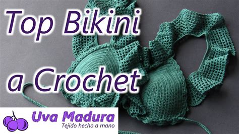 Top Bikini Tejido A Crochet Ganchillo Tutorial Paso A Paso Teje Tu