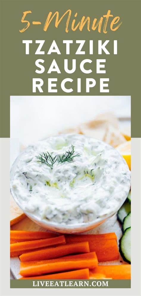 Minute Tzatziki Sauce Recipe En Cuisine Vinaigrettes Sauces