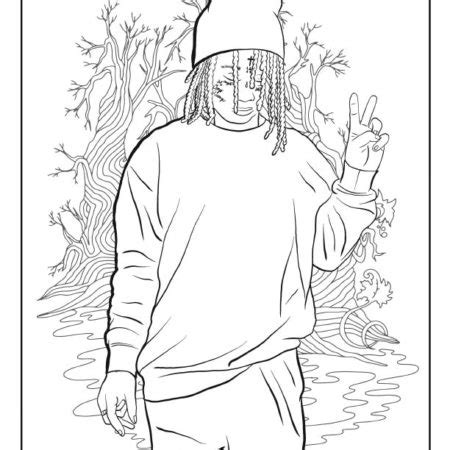 Trippie Redd Official Coloring Book