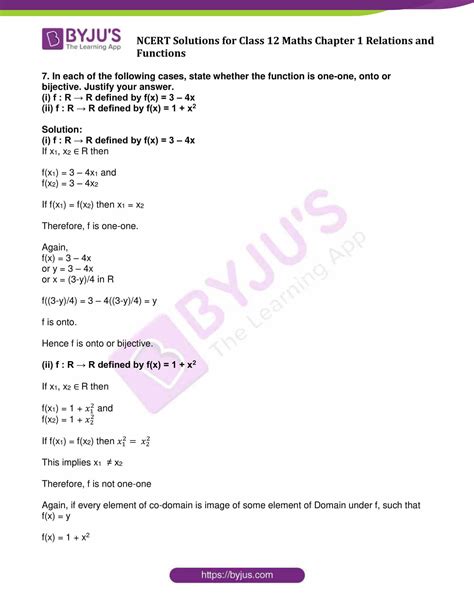 Ncert Solutions For Class 12 Maths Exercise 12 Chapter 1 Relations