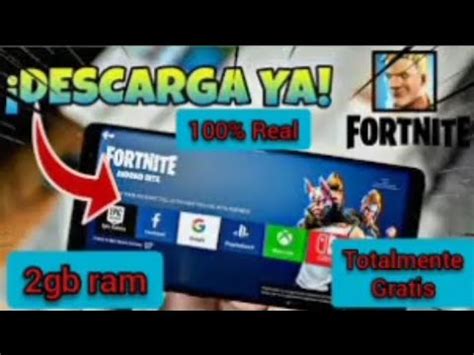 Como Descargar Fortnite En Android Celular 2gb Ram Chipitoon YouTube