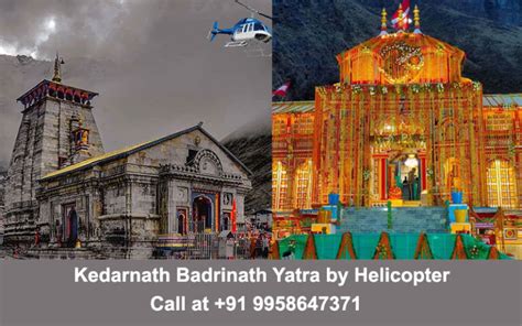 Kedarnath Badrinath Yatra Package Cost by Helicopter 2024