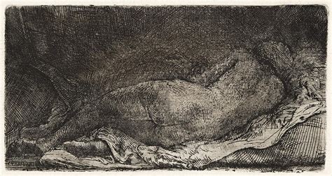 At Auction Rembrandt REMBRANDT VAN RIJN Reclining Female Nude La