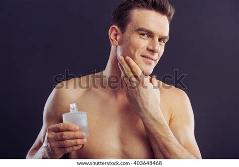 Portrait Handsome Naked Man Smiling Holding Stock Photo 403648468 Shutterstock