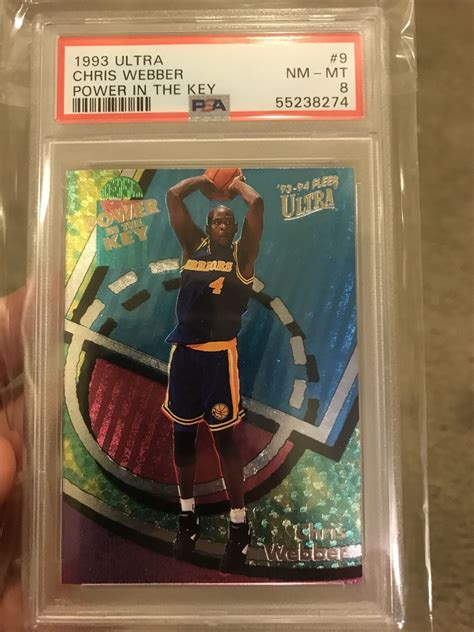 Chris Webber Fleer Ultra Power In The Key Psa Price Guide