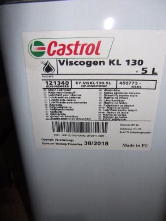 Castrol Viscogen KL 130 купить в Коломне на PromPortal.Su (ID#9846360)
