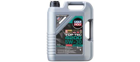 Обзор масла LIQUI MOLY Top Tec 4200 Diesel 5W-30 - тест, плюсы, минусы ...