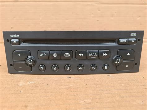 Radio Cd CLARION 206 307 Partner Berlingo C2 C3 C4 Peugeot Citroen