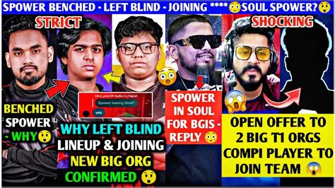 Why Spower Left Blind Joining New Orgsoul Spower For Bgis Reply