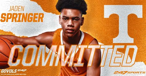 Jaden Springer gives Tennessee hoops another 5-star commitment