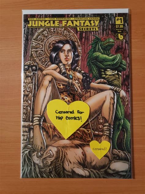 Jungle Fantasy Secrets Queen Sasha Nude Variant Cover Comic Books