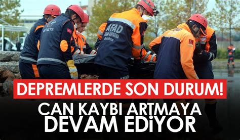 Depremlerde Son Durum Can Kayb Artmaya Devam Ediyor Trabzon Haber