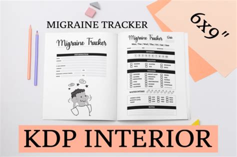 Migraine Tracker Kdp Interior Graphic By Coco Sway Creative Fabrica