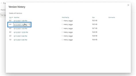 Versioning In SharePoint Document Library Quant Insights Network