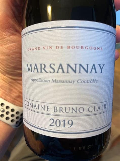 2020 Domaine Bruno Clair Marsannay Source Des Roches France Burgundy