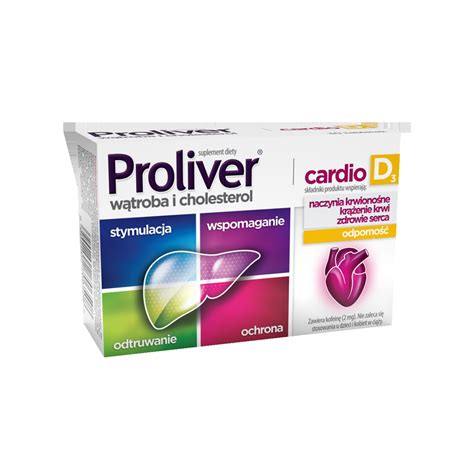 Proliver Cardio D Tabletek Opinie Sk Ad I Cena Apteka Nowa