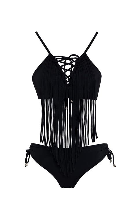 SAILOR moda Püsküllü Üçgen Bikini Takım Fiyatı Yorumları Trendyol