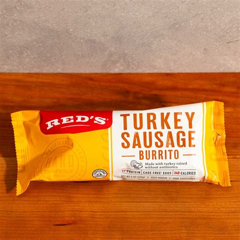 Reds Turkey Sausage Breakfast Burrito 4 Oz Alpenrose Home Delivery