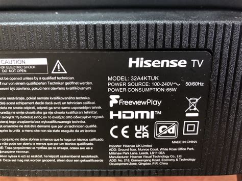 John Pye Auctions Hisense Smart K Hdr Led Tv Model A Ktuk