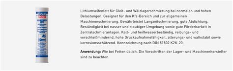 LIQUI MOLY Mehrzweckfett | 400 g | Lithium Fett | Art.-Nr.: 3552 ...