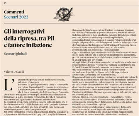 The European House Ambrosetti On Twitter Rassegnastampa Gli