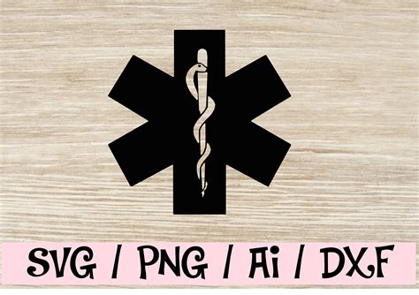 EMS Star Of Life SVG File Svg Medical Svg Cut File Cricut Etsy