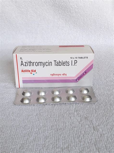 Azithromycin 100 Mg Tablet Packaging Size 1x10 At Best Price In Nagpur