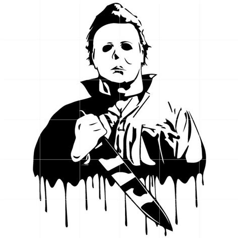 Michael Myers With Knife SVG