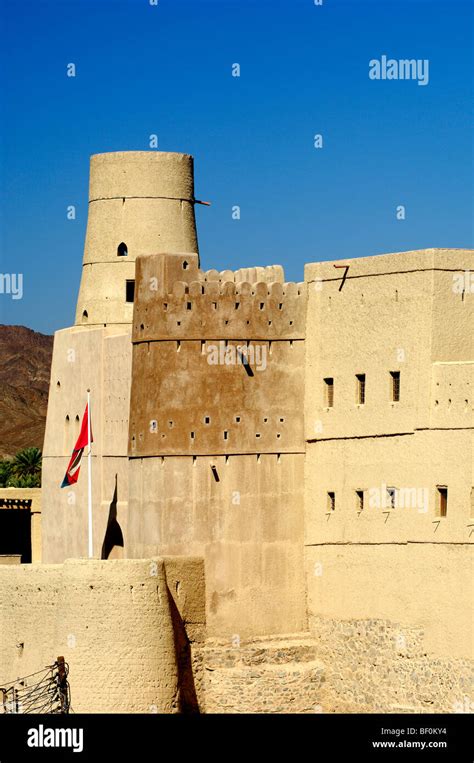 Thick External Adobe Walls Of Bahla Fort Unesco World Heritage Site