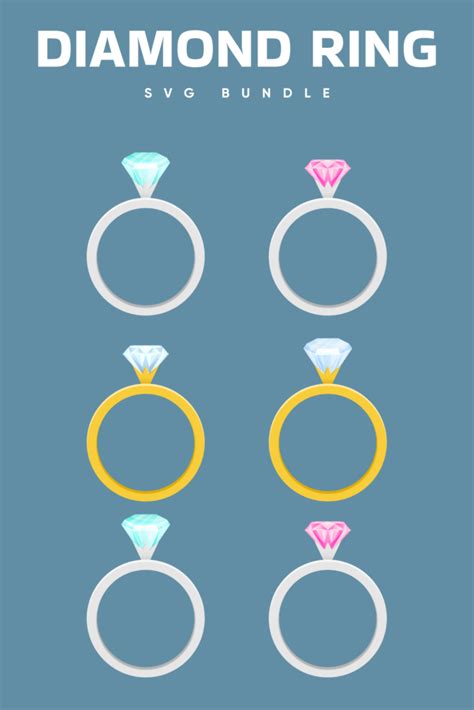 Diamond Ring Svg Bundle Master Bundles